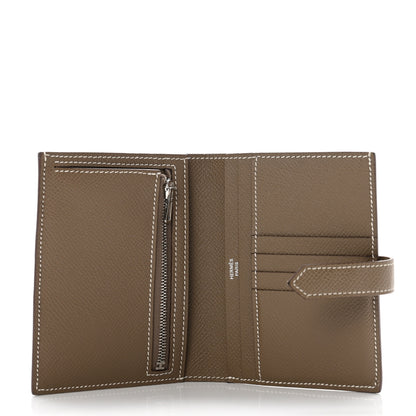 Hermes Epsom Bearn Compact Wallet Etoupe 5 of 8