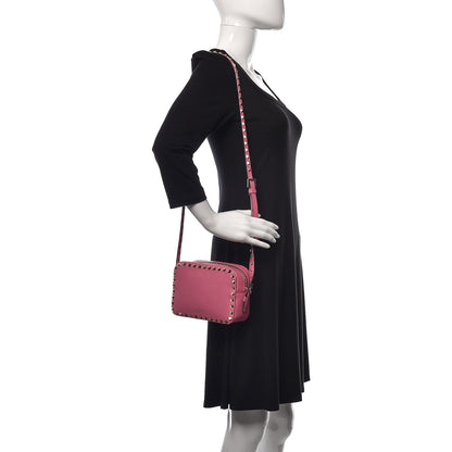 Valentino Garavani Calfskin Rockstud Camera Crossbody Bag Giacinto 2 of 10