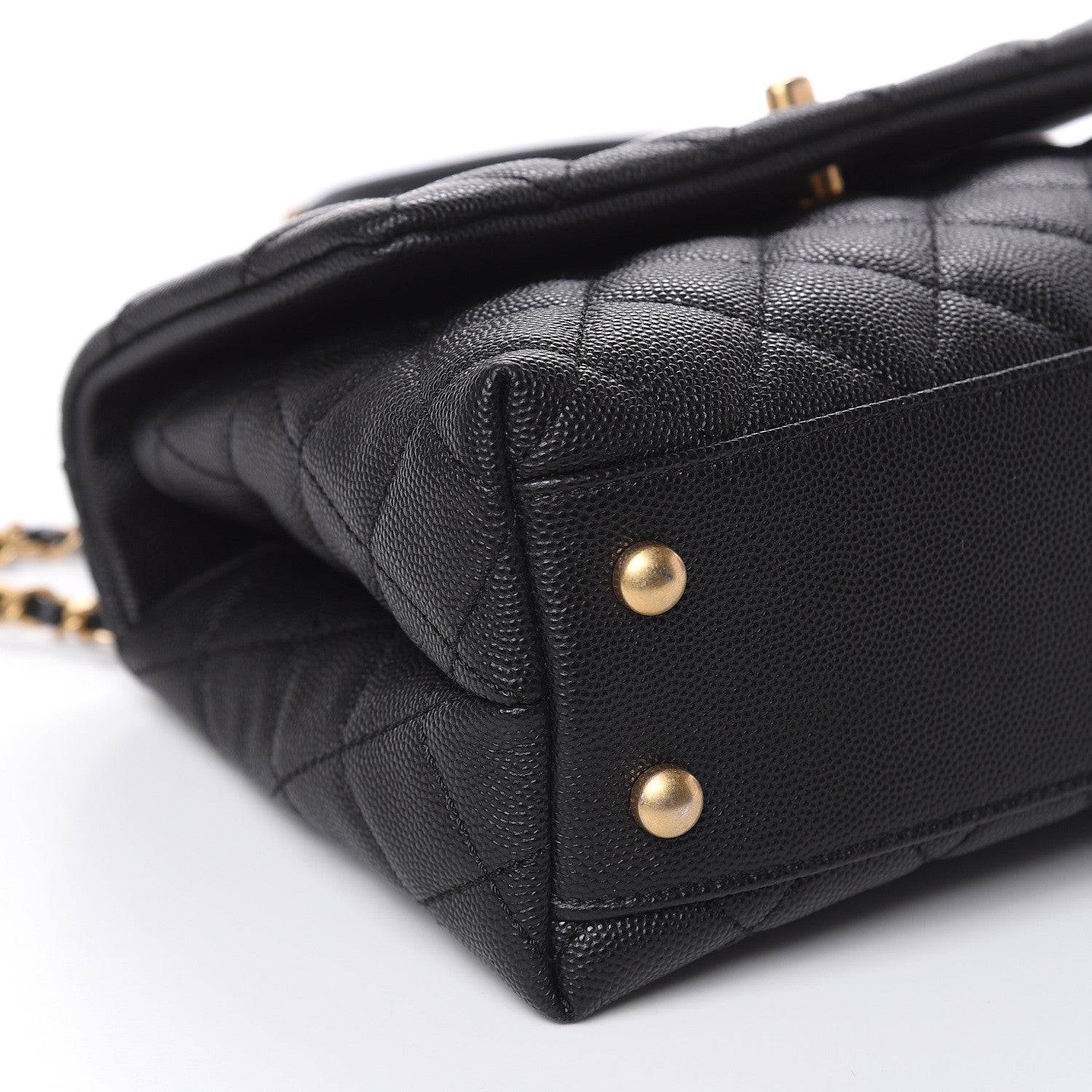 Chanel Caviar Quilted Mini Coco Handle Flap Black 7 of 9