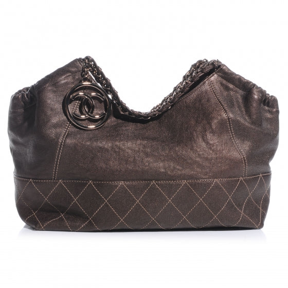 Chanel Calfskin Baby Coco Cabas Bronze 1 of 8
