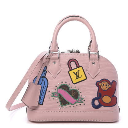Louis Vuitton Epi Stickers Alma BB Rose Ballerine 1 of 12