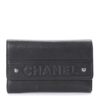 Chanel Caviar Outdoor Ligne Wallet Black 1 of 8