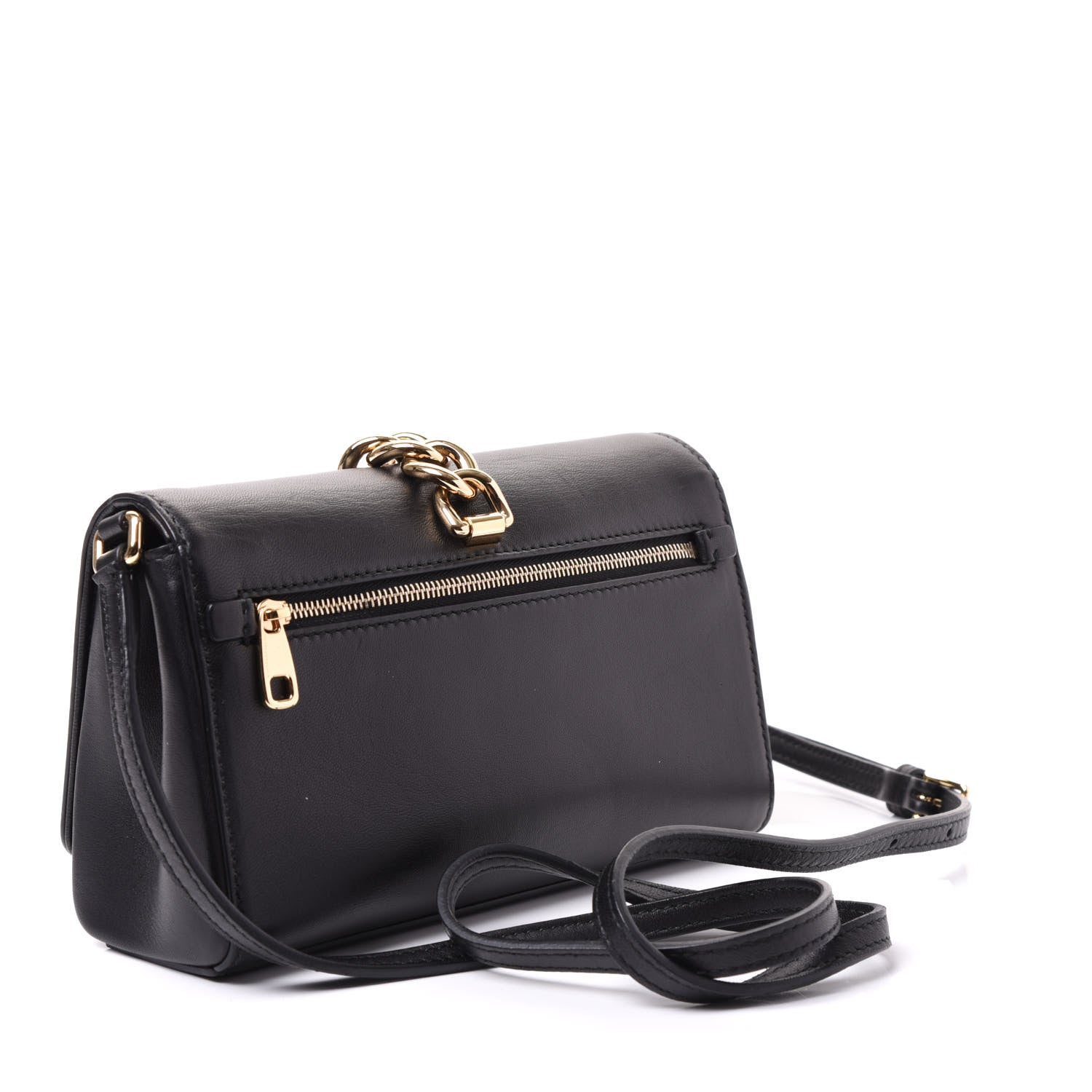 Dolce & Gabbana Calfskin Crossbody Bag Black 2 of 8