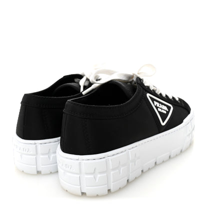 Prada Re-Nylon Gabardine Triangle Logo Double Wheel 50mm Sneakers 38 Black 5 of 10