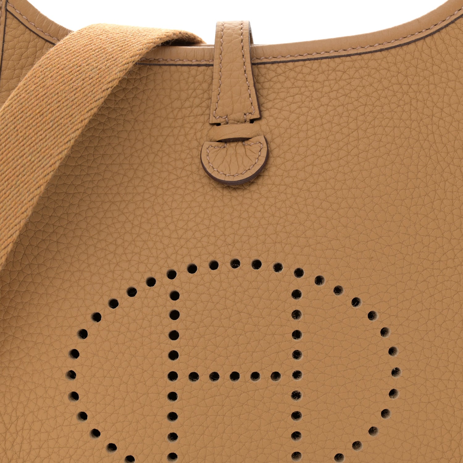 Hermes Taurillon Clemence Evelyne TPM Biscuit 8 of 12