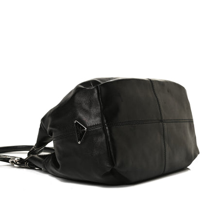 Prada Soft Calf Tote Black 9 of 14