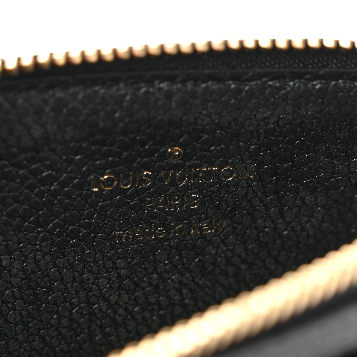 Empreinte Zipper Card Holder Black