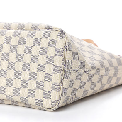 Louis Vuitton Damier Azur Neo Neverfull MM Rose Ballerine 7 of 12