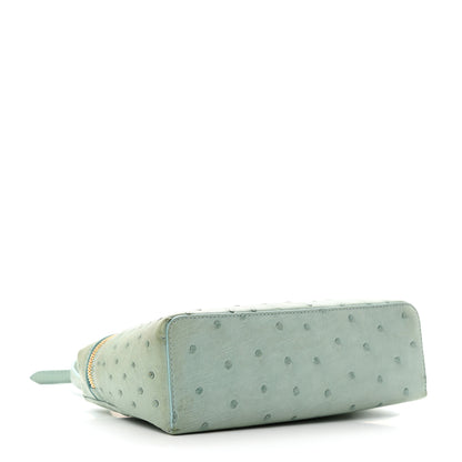 Loro Piana Ostrich L19 Extra Pocket Pouch Light Blue 4 of 9