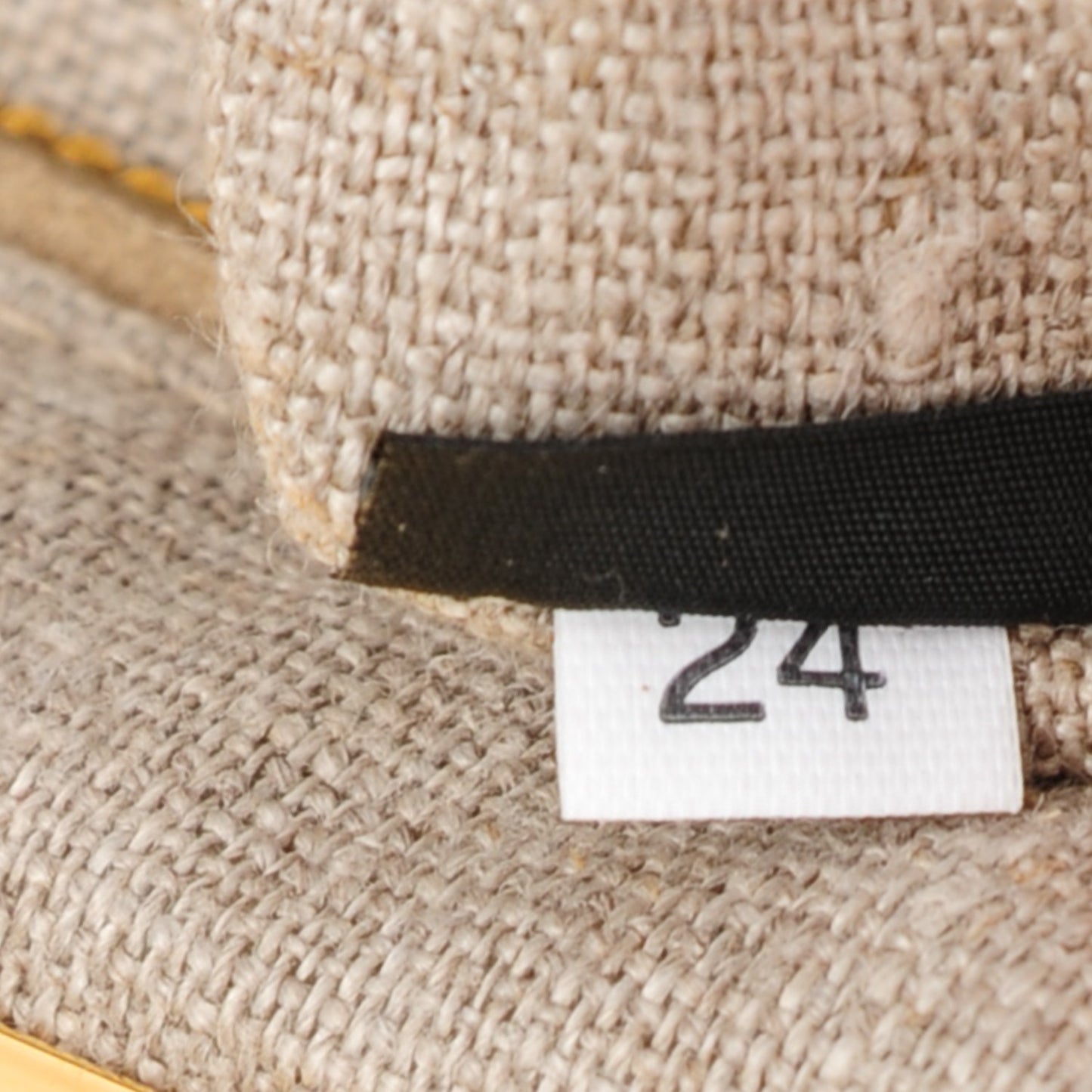 Canvas Silk Woven Rete Clutch Naturale