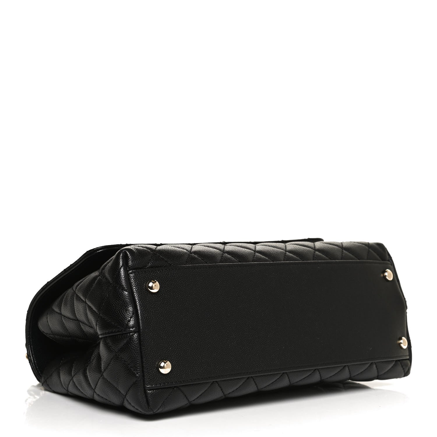 Chanel Caviar Quilted Small Coco Handle Flap Black 4 of 11