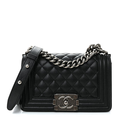 Chanel Caviar Quilted Small Boy Flap Black 1 of 10