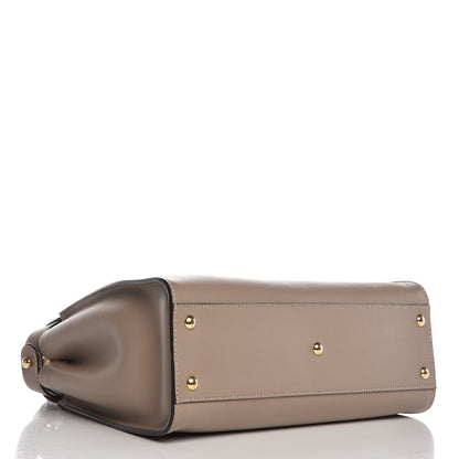 Fendi Vitello Seta Plexiglass Tortoise Medium Peekaboo Iconic Satchel Tortora 4 of 9