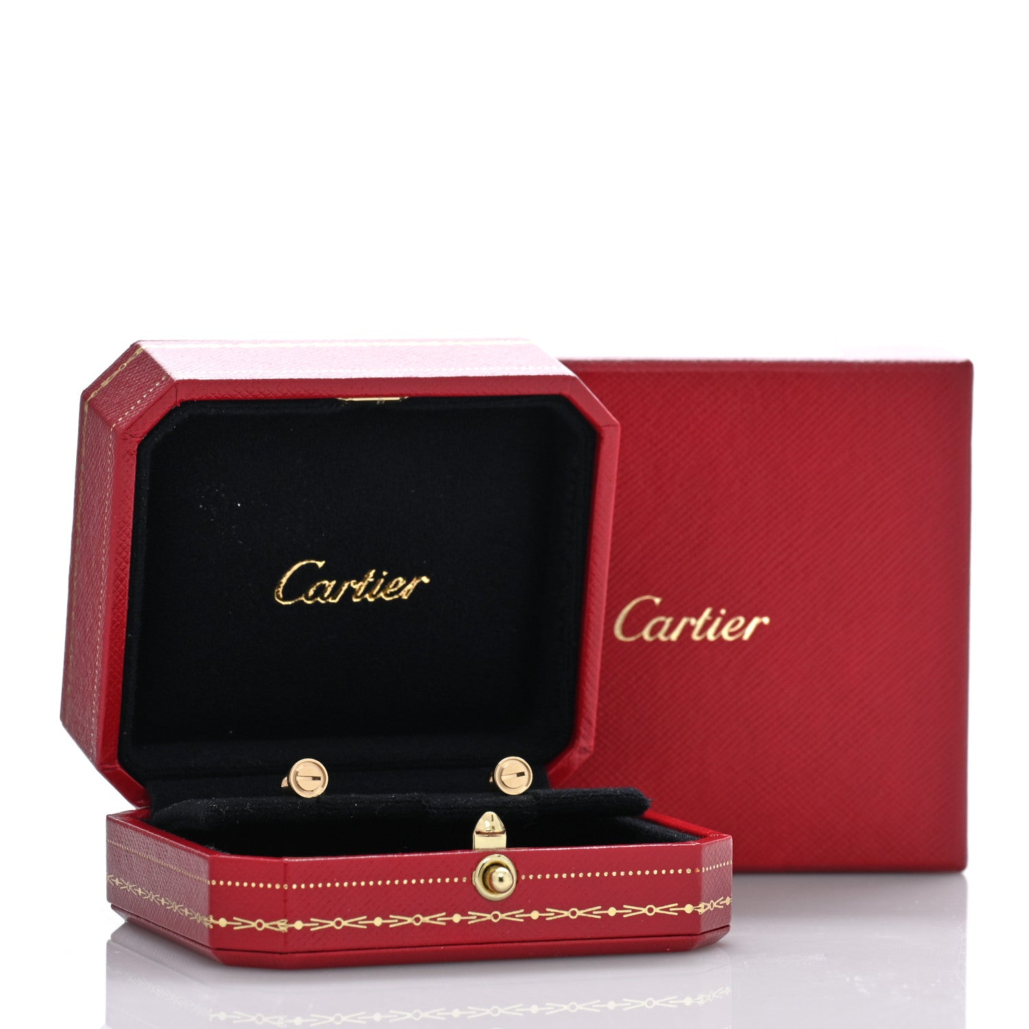 Cartier 18K Yellow Gold LOVE Earrings 5 of 5