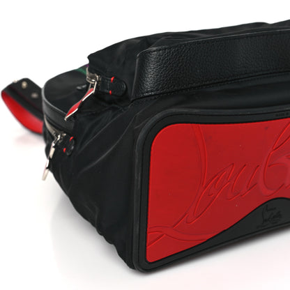 Christian Louboutin Nylon Calfskin Love Small Backloubi Backpack Black 7 of 8