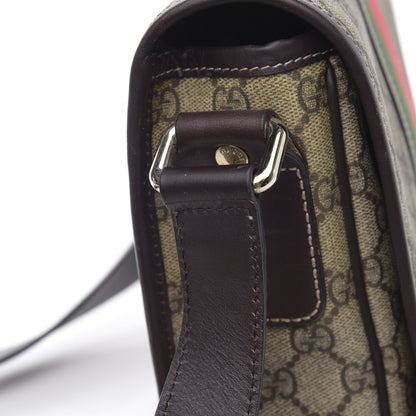 Gucci GG Plus Monogram Web Medium Flap Messenger Beige Dark Brown 13 of 13