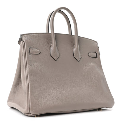 Hermes Taurillon Novillo Birkin 25 Gris Asphalte 3 of 11