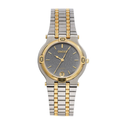 Gucci Stainless Steel 32mm 9000M Quartz Watch Grey 1 of 7