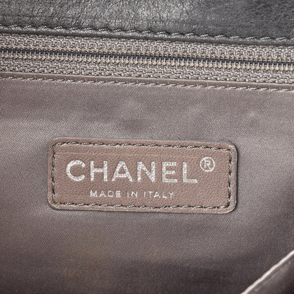 Chanel Calfskin Bubble Quilt Accordion Flap Grey 6 of 13