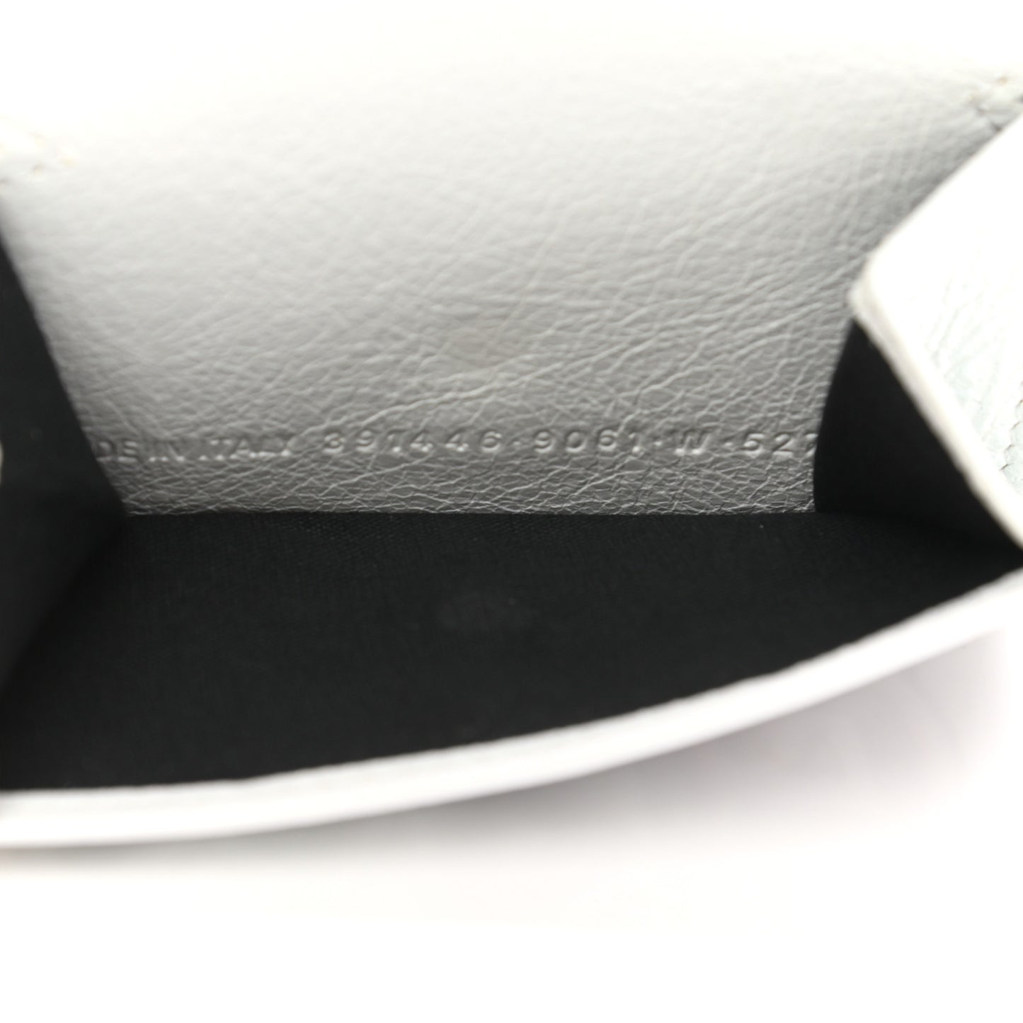 Agneau Graffiti Mini Papier Wallet White Multicolor