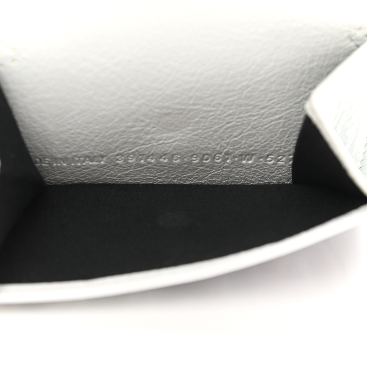 Balenciaga Agneau Graffiti Mini Papier Wallet White Multicolor 6 of 9