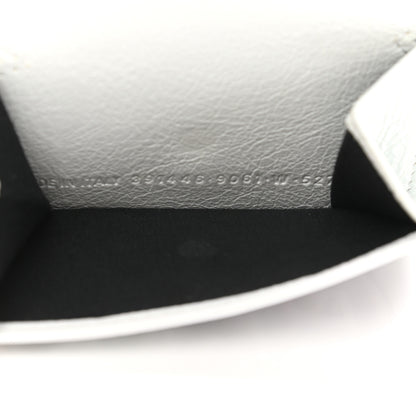 Balenciaga Agneau Graffiti Mini Papier Wallet White Multicolor 6 of 9