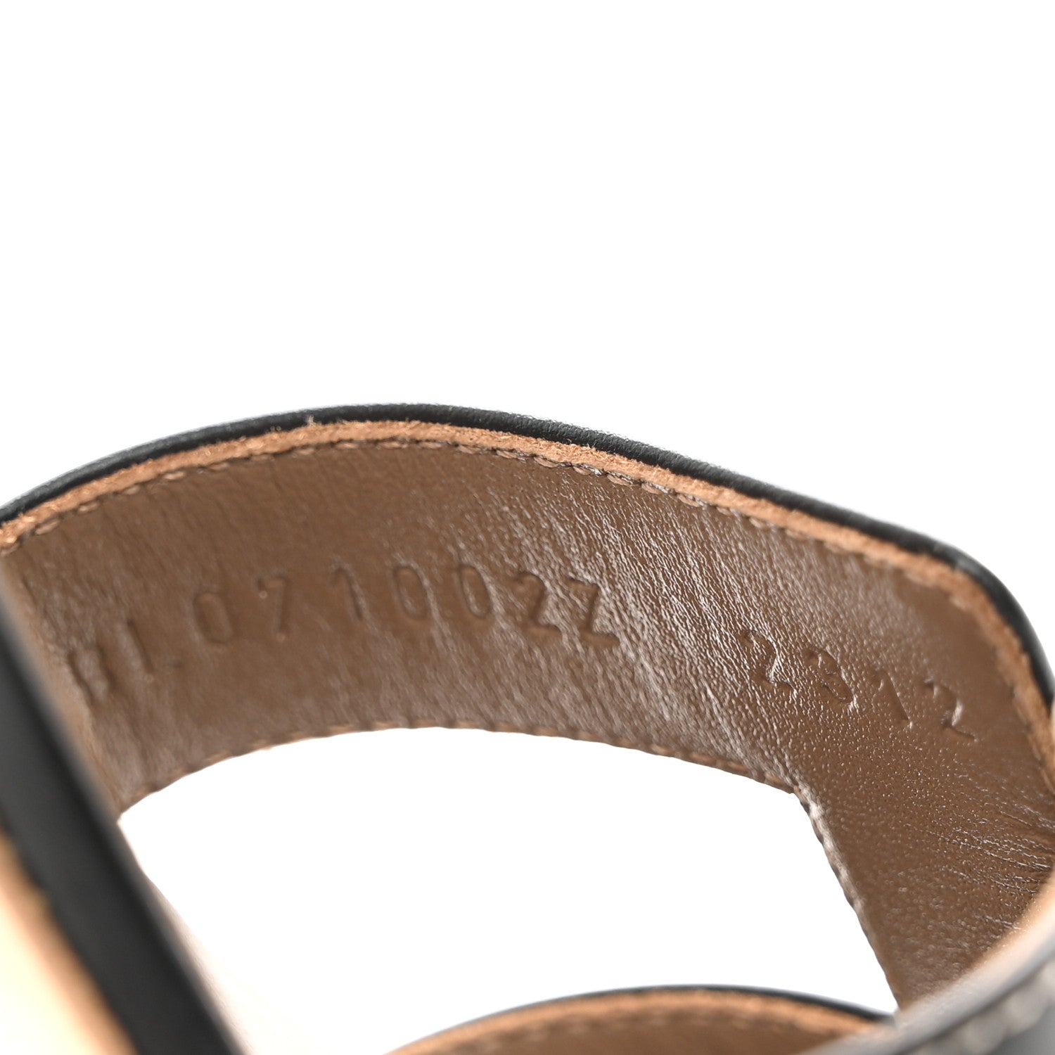 Hermes Calfskin Oasis Sandals 37.5 Black 8 of 8