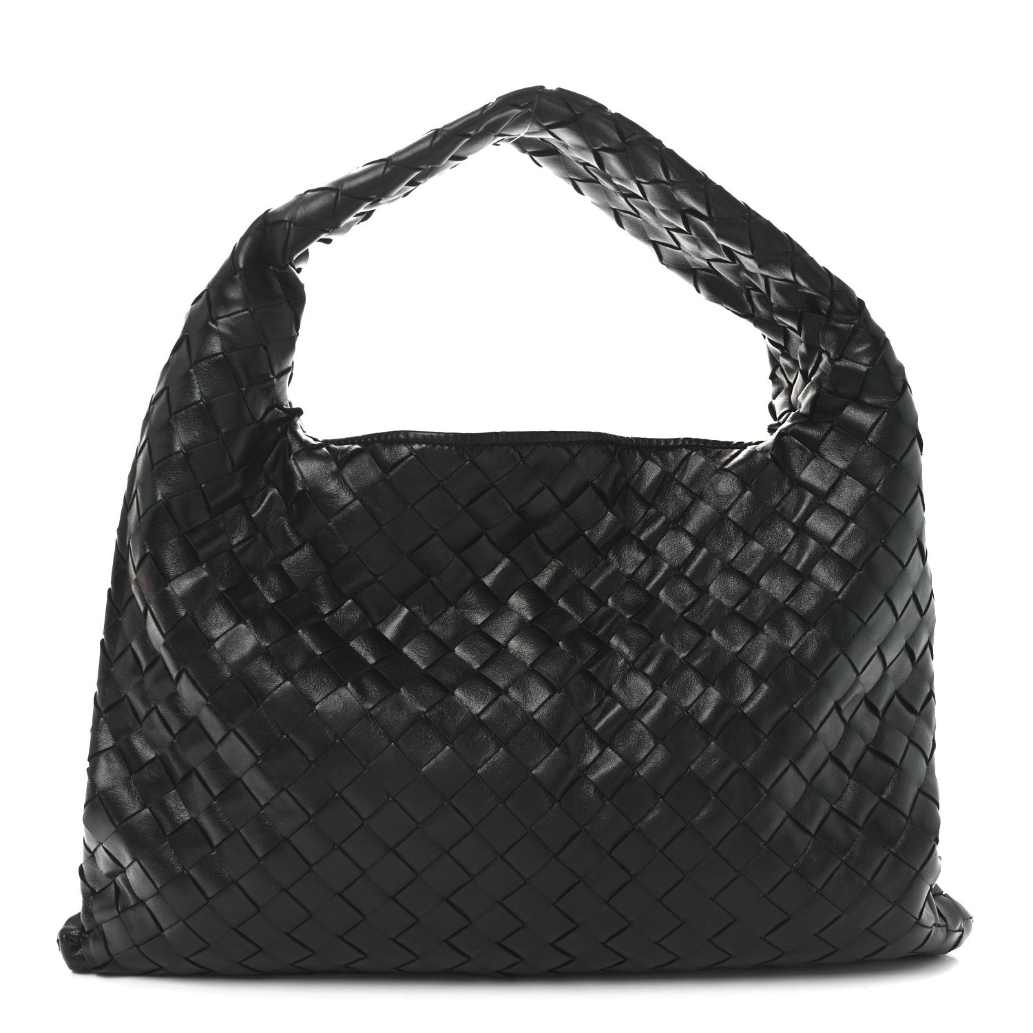 Bottega Veneta Calfskin Intrecciato Small Hop Black 1 of 11