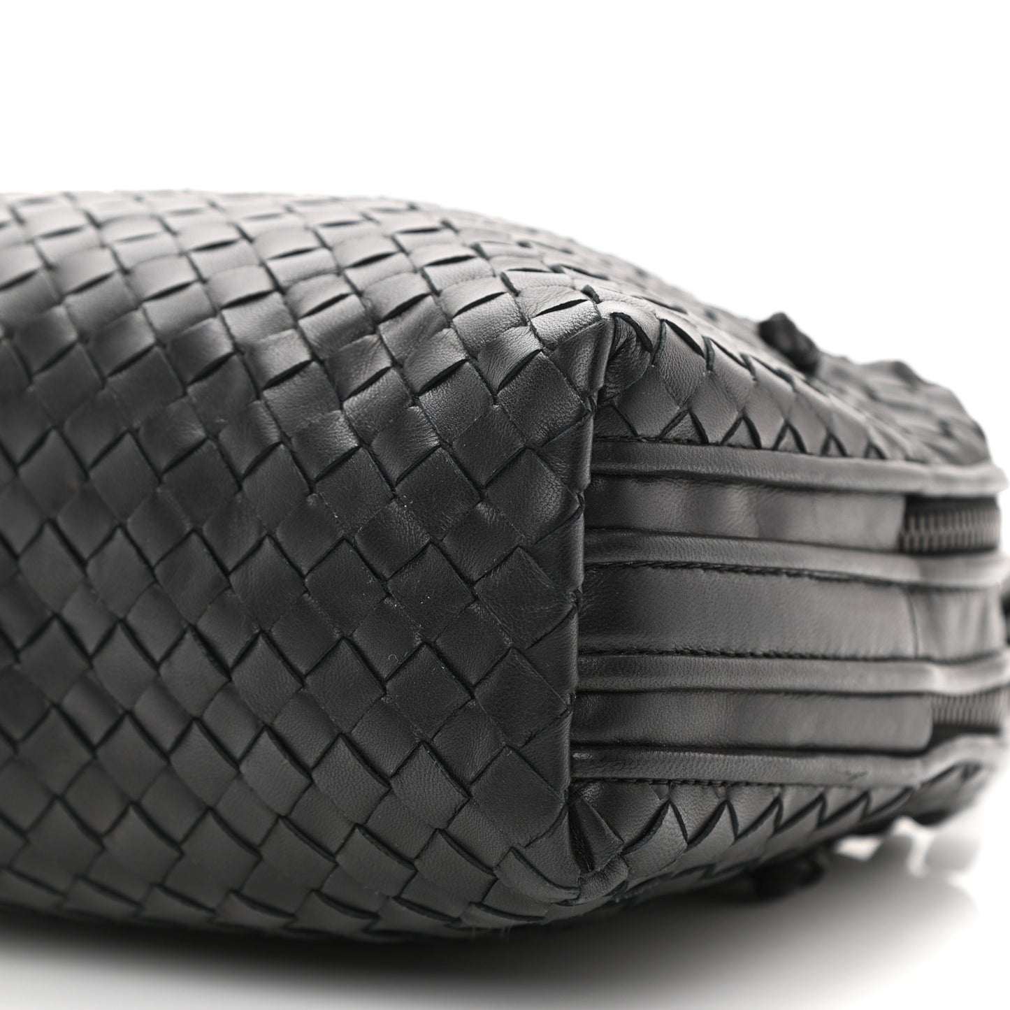 Nappa Intrecciato Nodini Bag Black