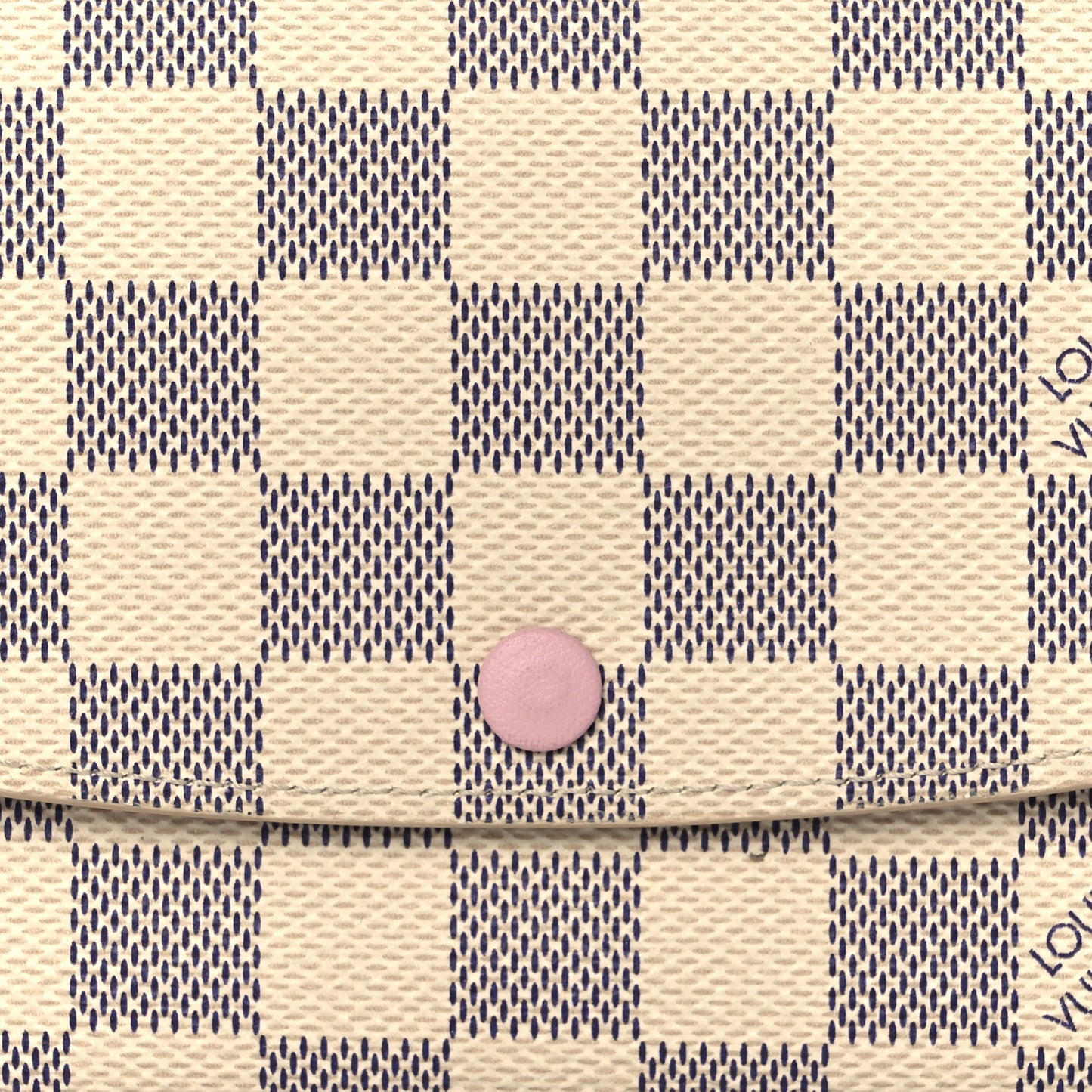 Damier Azur Emilie Wallet Rose Ballerine