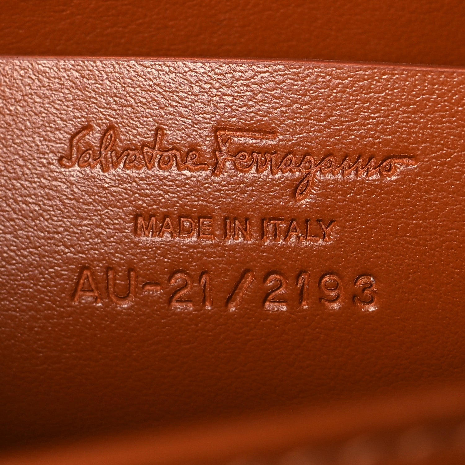 Salvatore Ferragamo Brushed Off Calfskin Small Iconic Top Handle Cuoio 8 of 15