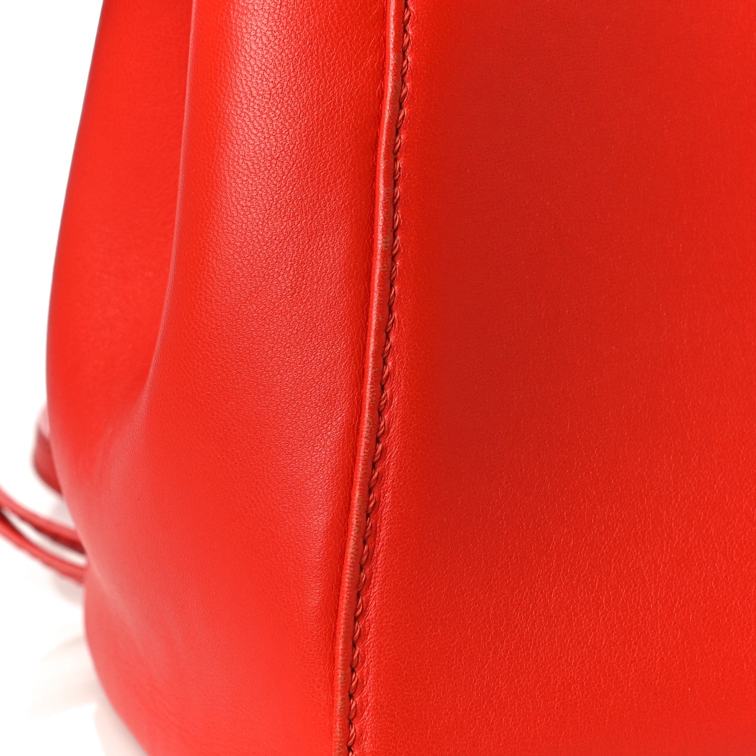 Fendi Nappa Mini Peekaboo Iconic Satchel Papavero 12 of 13