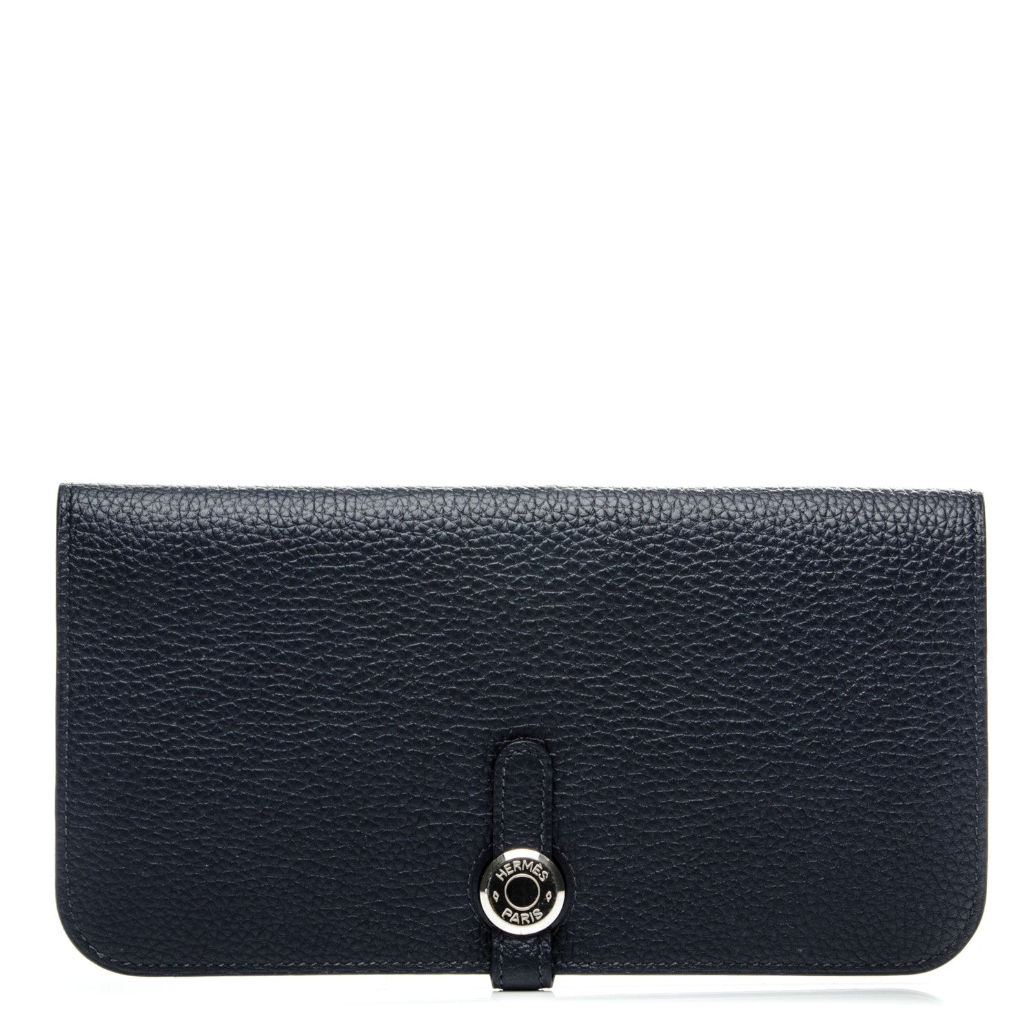 Hermes Togo Dogon Recto Verso Wallet Bleu Nuit 1 of 7