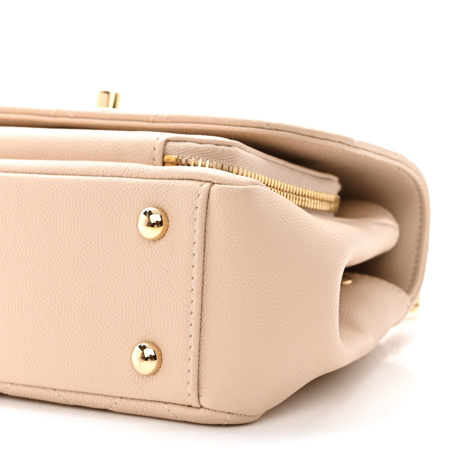 Chanel Caviar Quilted Small Business Affinity Flap Beige 10 of 11