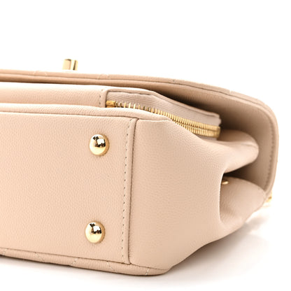 Chanel Caviar Quilted Small Business Affinity Flap Beige 10 of 11