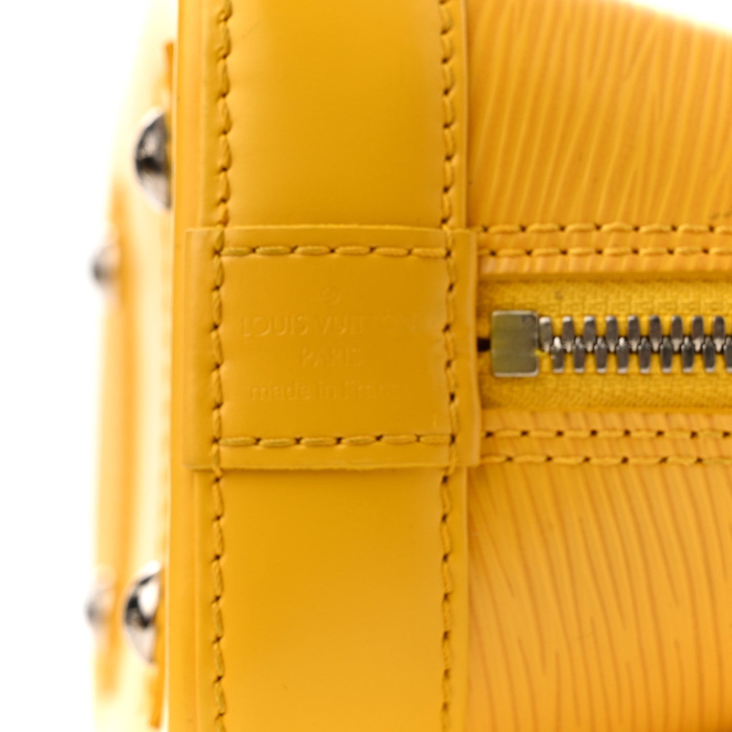Louis Vuitton Epi Alma BB Citron 6 of 16