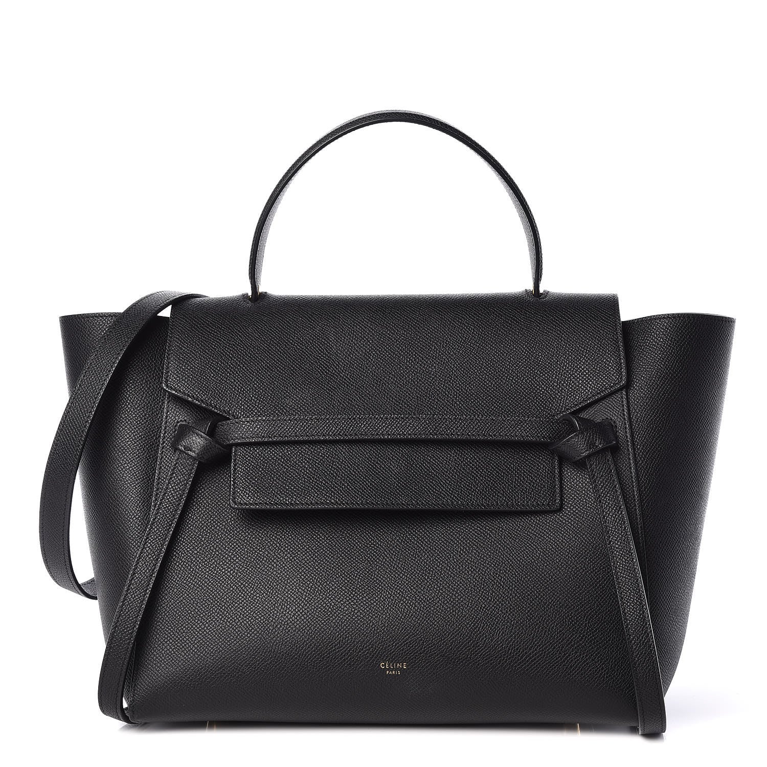 Celine Grained Calfskin Mini Belt Bag Black 1 of 10
