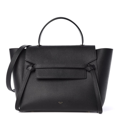 Celine Grained Calfskin Mini Belt Bag Black 1 of 10
