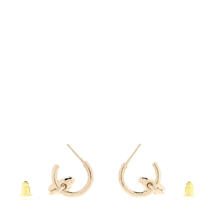 Chanel Metal CC Heart Turnlock Drop Earrings Gold 3 of 4