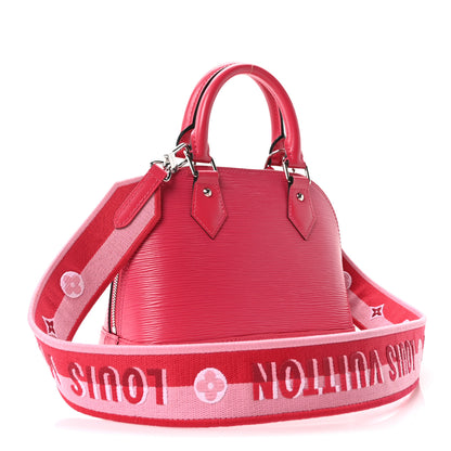 Louis Vuitton Epi Jacquard Alma BB Rose Pondicherry 3 of 10