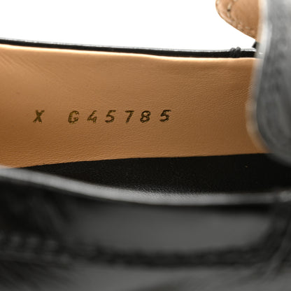 Chanel Calfskin Enamel Charms Mocassin Loafers 35.5 Black 8 of 10