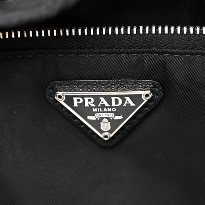 Prada Re-Nylon Saffiano Medium Backpack Black 6 of 9