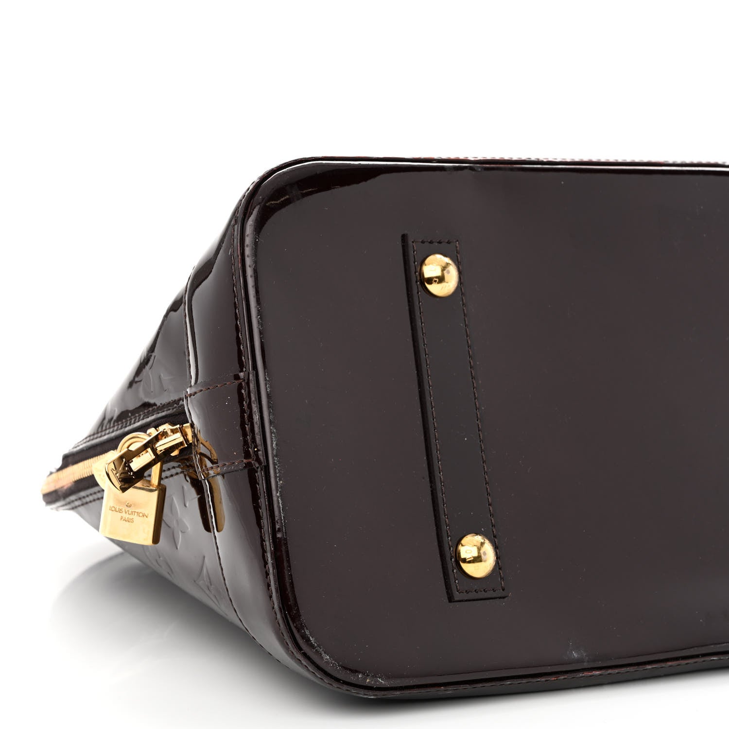 Louis Vuitton Vernis Alma GM Amarante 9 of 14