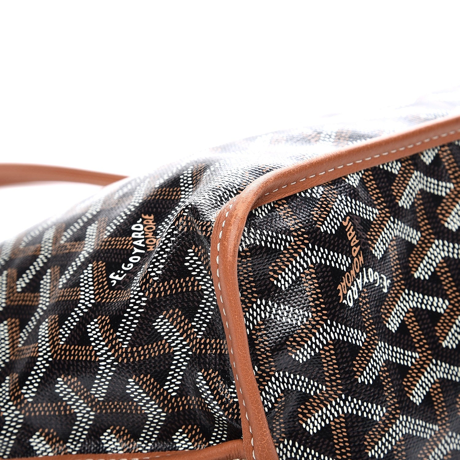 Goyard Goyardine Reversible Anjou PM Black Gold 10 of 13