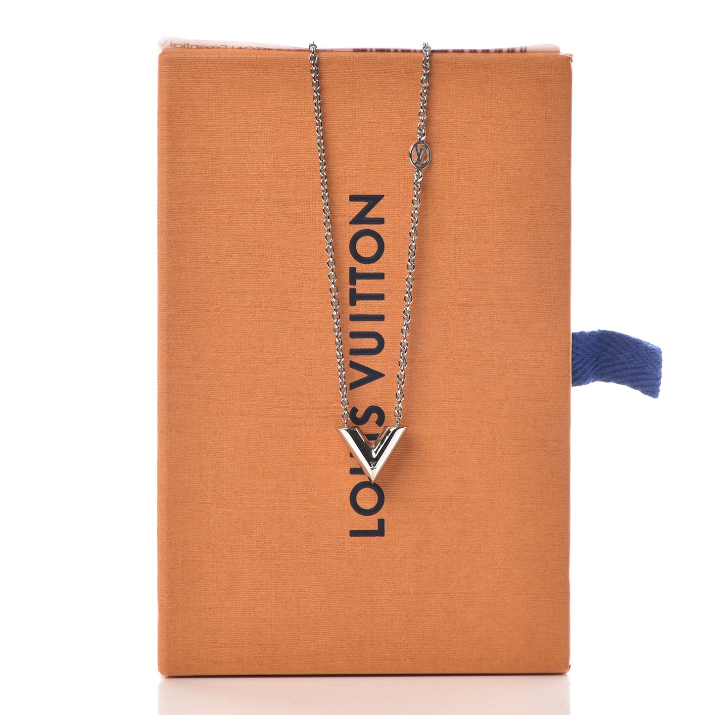 Metal Essential V Supple Necklace Silver