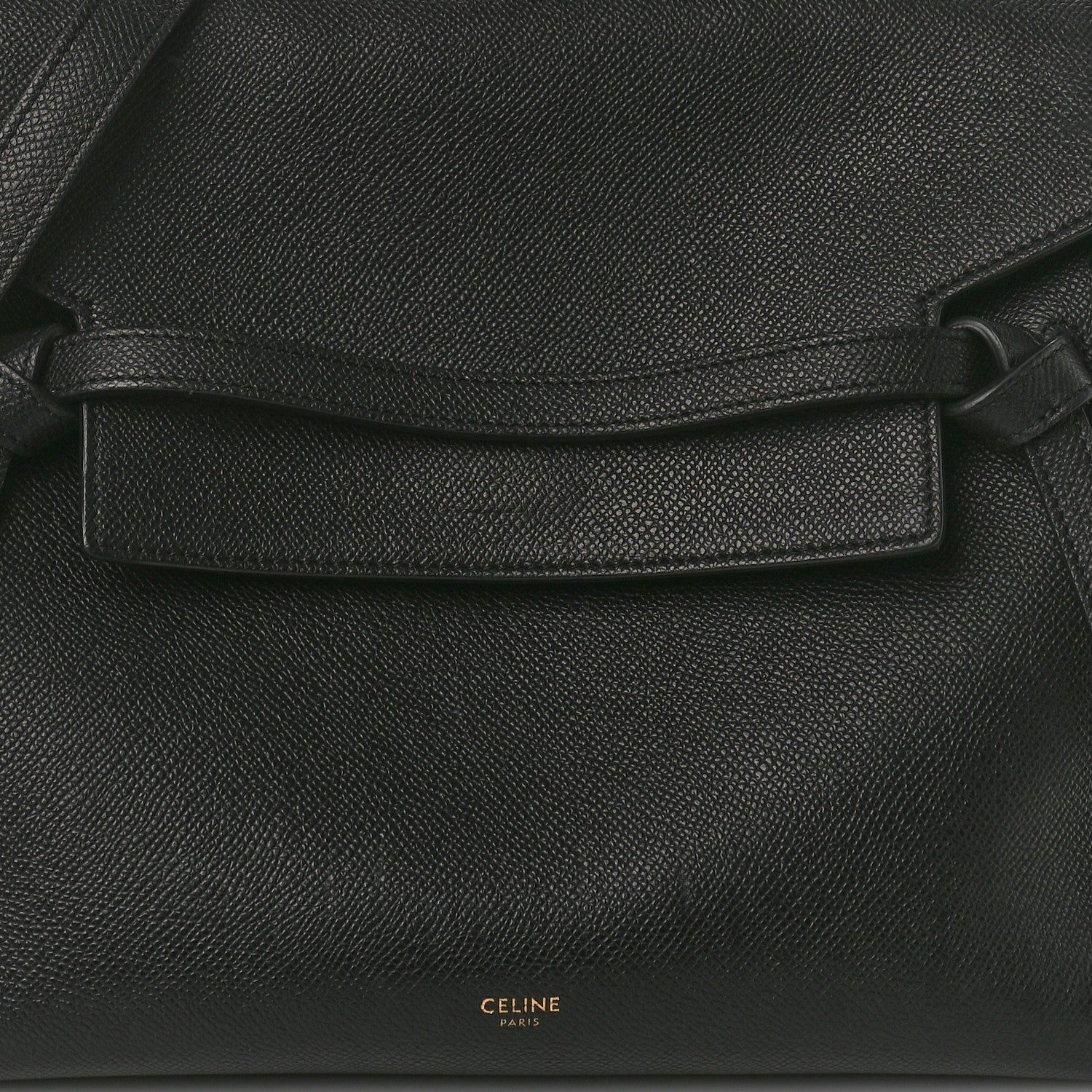 Celine Grained Calfskin Mini Belt Bag Black 6 of 11