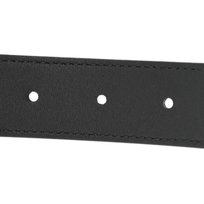 Gucci GG Supreme Monogram Matte Plutone Calfskin Double G 30mm Belt 95 38 Beige Ebony Black 5 of 6