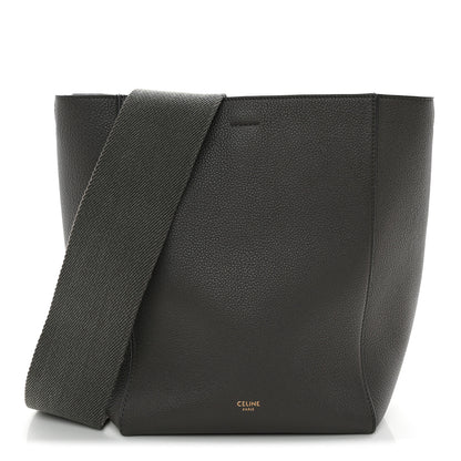 Celine Soft Grained Calfskin Small Sangle Bucket Bag Kohl 1 of 10