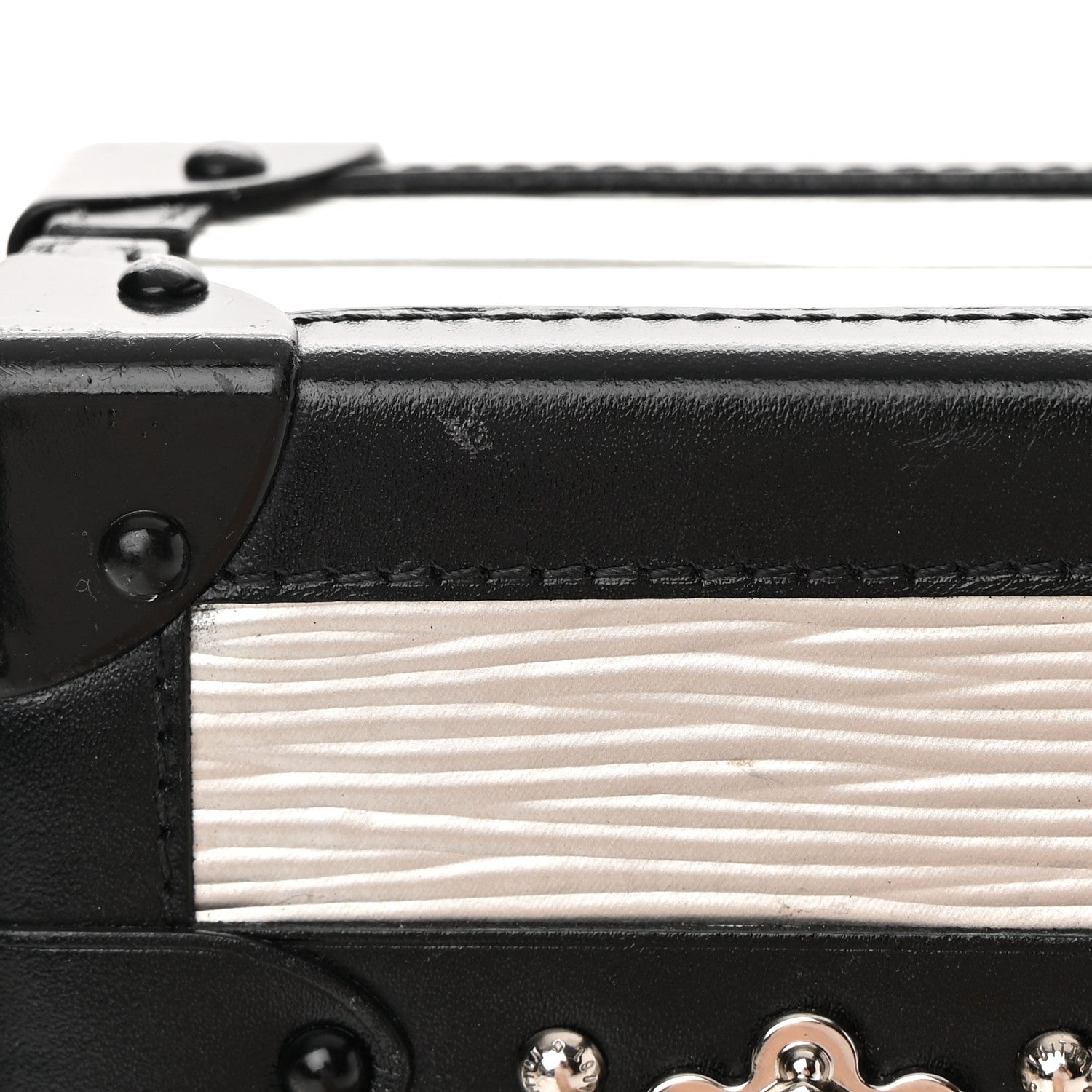 Louis Vuitton Epi Petite Malle Silver 18 of 19