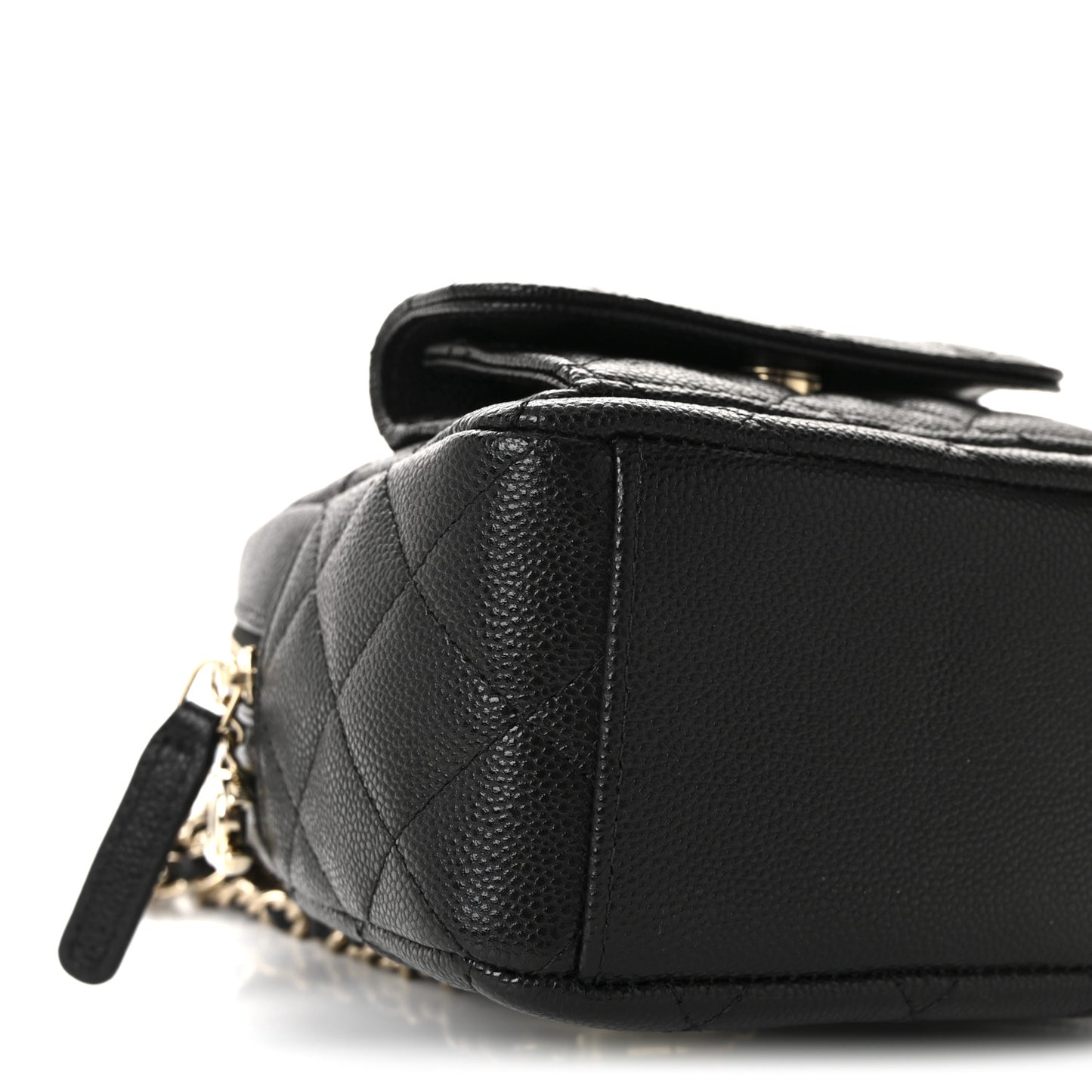 Caviar Quilted CC Mini Classic Backpack Black
